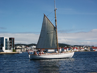 Image showing Sailing boat