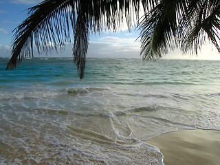 Image showing caribbean ocean view