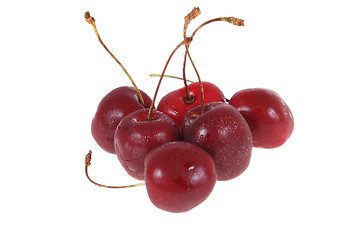 Image showing sweet cherries