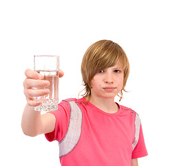 Image showing teenager to drink water