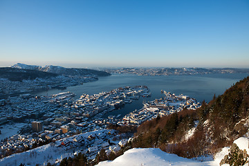 Image showing Winter in Bergen