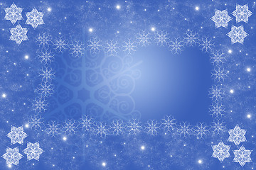 Image showing Snowflake Background