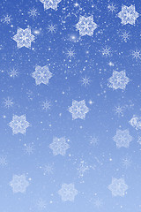 Image showing Christmas Snowflakes