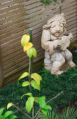 Image showing Garden sculpture.