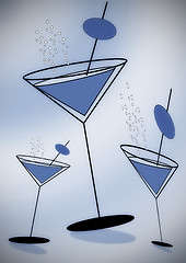 Image showing Party time blue