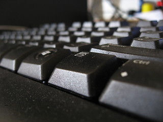 Image showing Keyboard in a Computer Lab, Tuscany, Italy