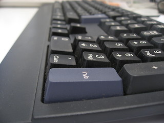 Image showing Keyboard in a Computer Lab, Tuscany, Italy