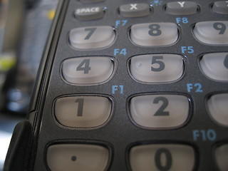 Image showing Keyboard in a Computer Lab, Tuscany, Italy