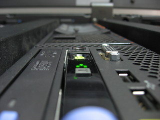 Image showing Server in a Computer Datacenter, Tuscany, Italy