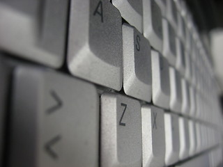 Image showing Keyboard in a Computer Lab, Tuscany, Italy