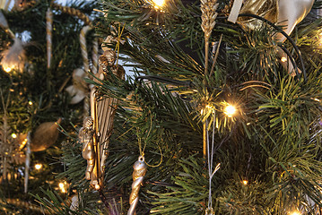 Image showing Christmas Decorations, Tuscany, Italy