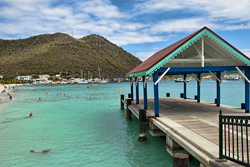 Image showing Coast in Saint Maarten Island, Dutch Antilles