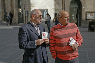 Image showing Two Italian men