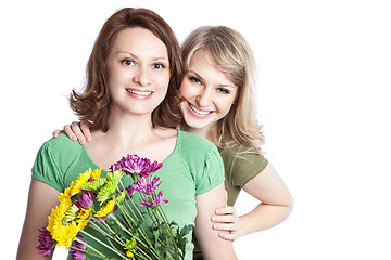 Image showing Mother and daughter celebrating mother's day