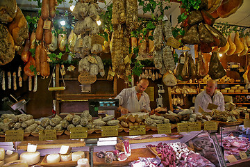 Image showing Butchers shop - Norcia