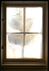 Image showing Frosty window