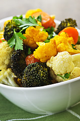 Image showing Roasted vegetables