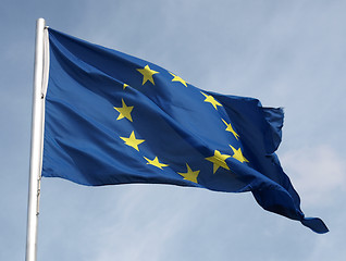 Image showing Flag of Europe