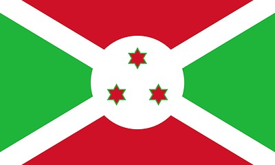Image showing The national flag of Burundi