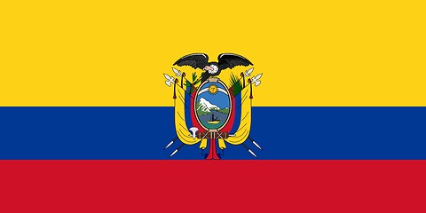 Image showing The national flag of Ecuador