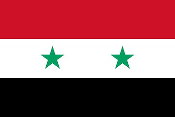 Image showing The national flag of Syria