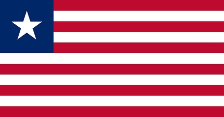 Image showing The national flag of Liberia