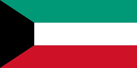 Image showing The national flag of Kuwait