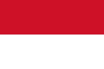 Image showing The national flag of Indonesia