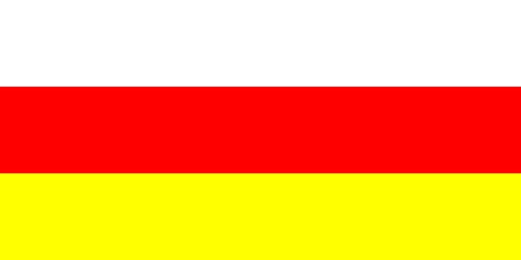 Image showing The national flag of South Ossetia