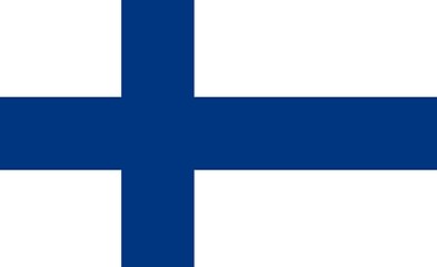 Image showing The national flag of Finland