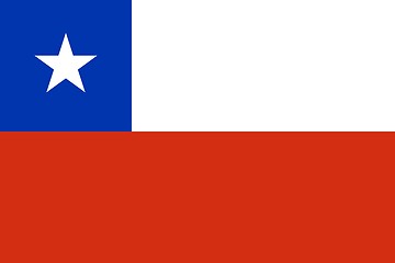 Image showing The national flag of Chile