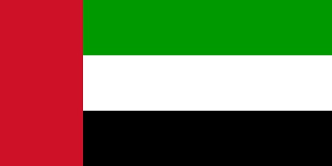 Image showing The national flag of United Arab Emirates
