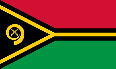 Image showing The national flag of Vanuatu