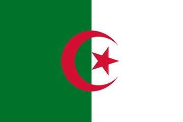 Image showing The national flag of Algeria