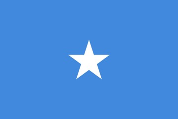 Image showing The national flag of Somalia
