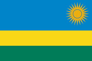 Image showing The national flag of Rwanda