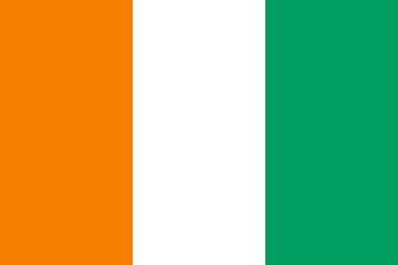 Image showing The national flag of Cote Ivoire