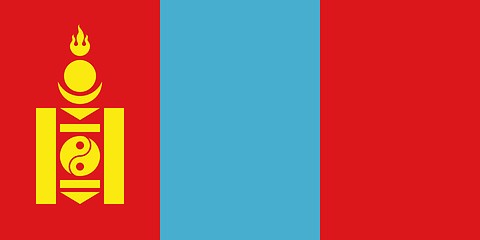 Image showing The national flag of Mongolia