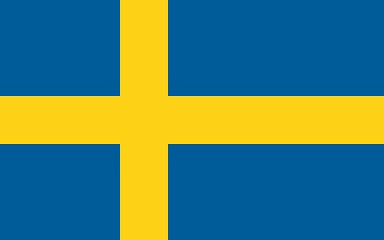 Image showing The national flag of Sweden