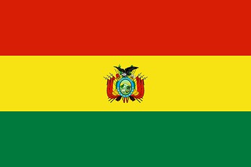 Image showing The national flag of Bolivia