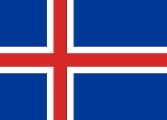 Image showing The national flag of Iceland