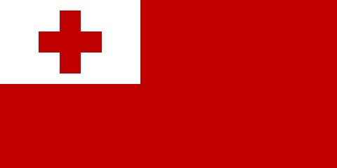 Image showing The national flag of Tonga