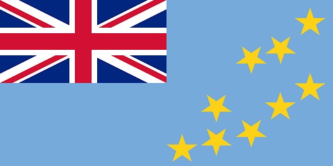 Image showing The national flag of Tuvalu