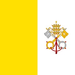 Image showing The national flag of Vatican City