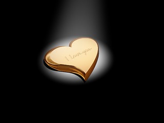 Image showing Golden Heart