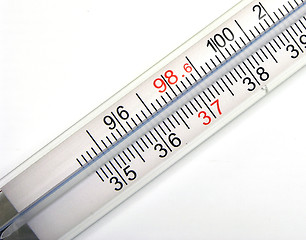 Image showing Thermometer Macro