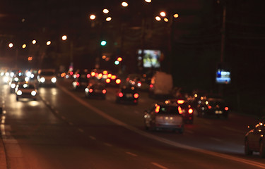 Image showing Night traffic