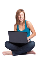 Image showing Laptop woman 