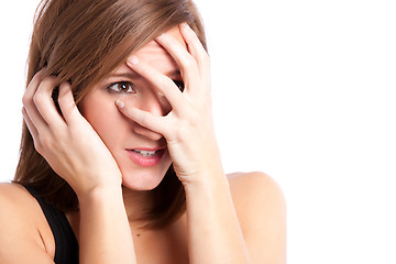 Image showing Stressed woman