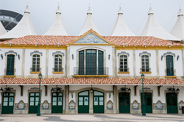 Image showing European antique house